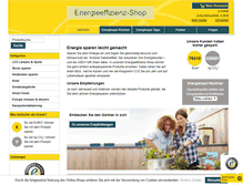 Tablet Screenshot of energieeffizienz-shop.de
